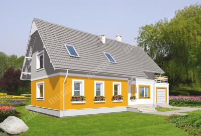 Проект дома Вежливый (энергосберегающий) ЭЦ154 Визуализация