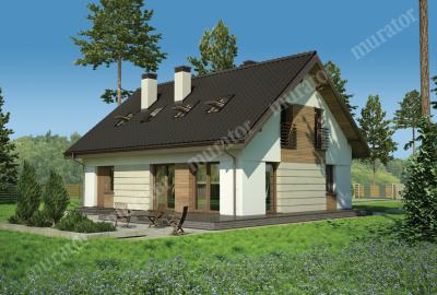 Проект дома Зеленый приют - вариант I М152а