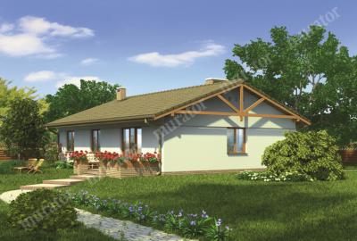 Проект дома Зеленый сад - вариант I М72а Визуализация