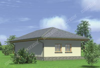 Проект дома Гараж с хозяйственным помещением Г31а вид со стороны