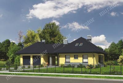 Проект дома Лесная поляна - вариант I М26а вид спереди