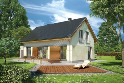 Проект дома Специальный (энергосберегающий) ЭМ156 Визуализация
