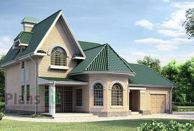 Проект дома Кирпичный дом с мансардой 34-35