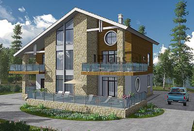 Проект дома Кирпичный одноэтажный дом 41-26