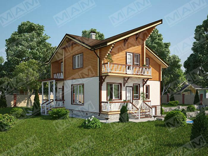 Проект дома Ильинское  